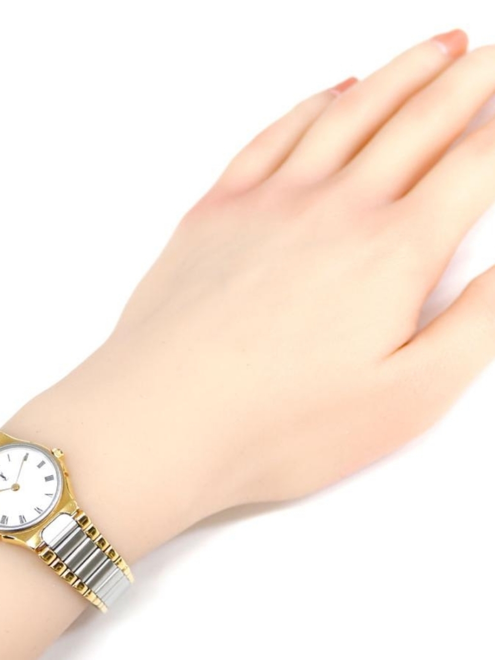 Vintage Yves Saint Laurent Two Tone Roman Dial Watch - Picture 6 of 16